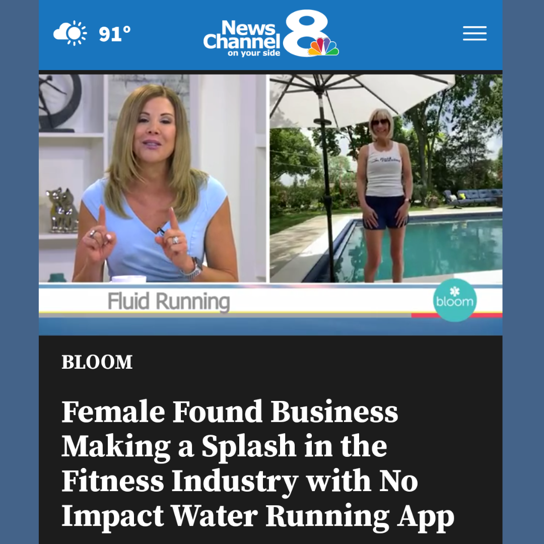 Female Found Business Making a Splash in the Fitness Industry with No Impact Water Running App
