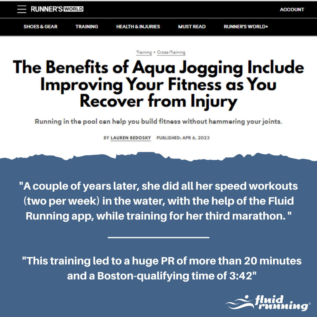 The Benefits of Aqua Jogging Include Improving Your Fitness as You Recover from Injury